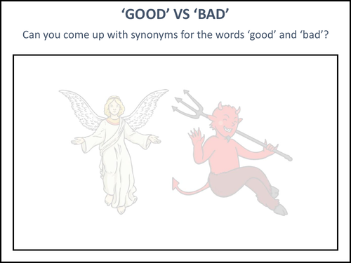 'Good' vs 'Bad'