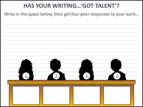 Has Your Writing...'Got Talent'?