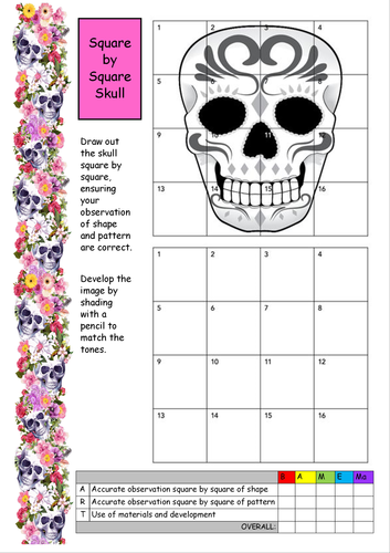 Square by Square skull