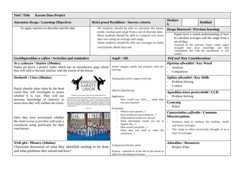 Comparing Data Sets - Karate Project