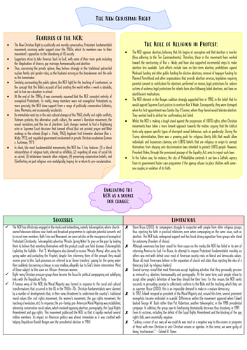 AQA A-level Sociology: Beliefs in Society - New Christian Right Facts!