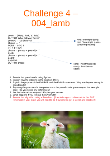 Python Challenge 4 004_Little Lamb