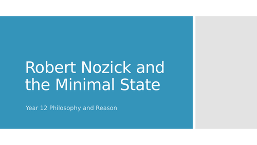Robert Nozick and the Minimal State