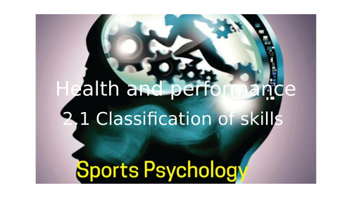 GCSE PE Edexcel Topic 2 Sport Psychology
