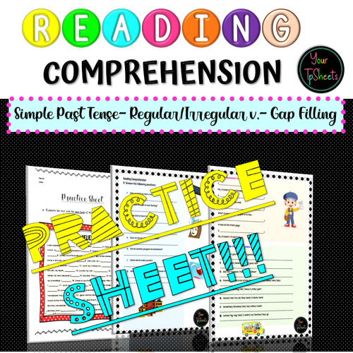 Reading Comprehension Simple Past Tense I COULDN T BELIEVE IT