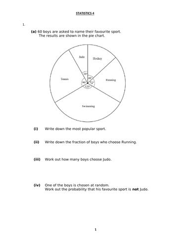 STATISTICS 4 WITH ANSWERS