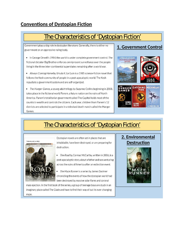 Year 8 Dystopian Fiction