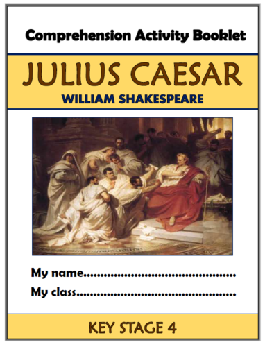 Julius Caesar - William Shakespeare - Comprehension Activities Booklet!