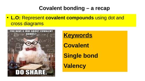 AS Chem - covalent bonding recap