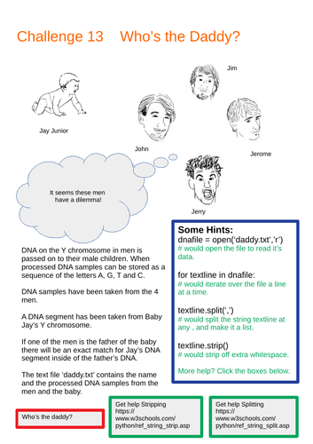 Python Challenge 13  Who's The Daddy?