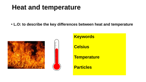 Heat and temperature for foundation set