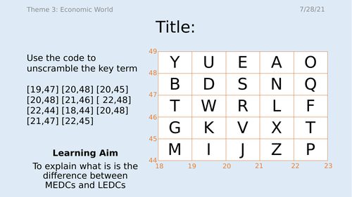 CIE IGCSE Geography | Development SOW