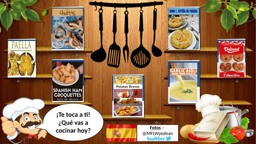 Interactive Spanish Recipes
