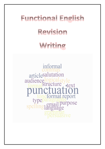 Functional English Revision Booklet