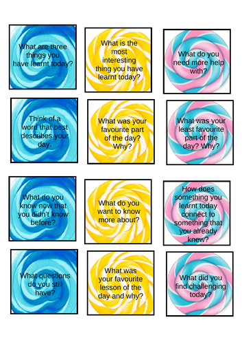 End of the day lollipops