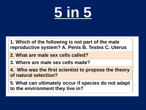 Mensural Cycle - KS3