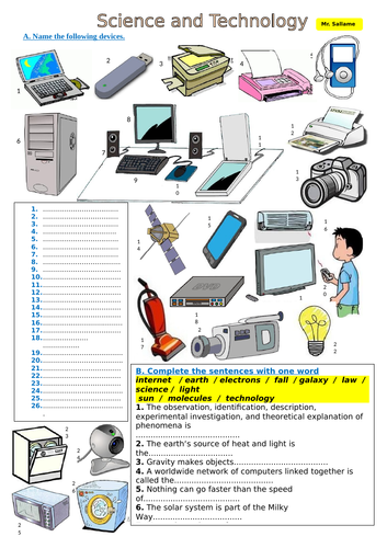 Science and technology