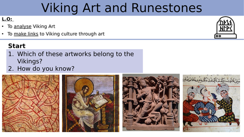 Vikings: Art and Runestones Lesson