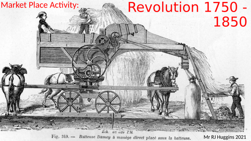 Market Place Activity - Agricultural Revolution 1750 - 1850