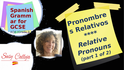 Relative Pronouns Spanish  - Pronombres Relativos
