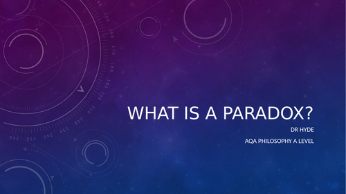 An introduction to paradoxes