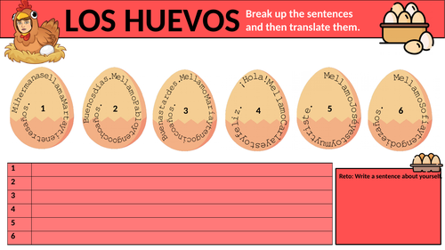 Los huevos - Name and age