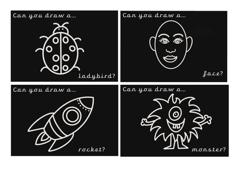 Drawing Challenge Cards Set 1
