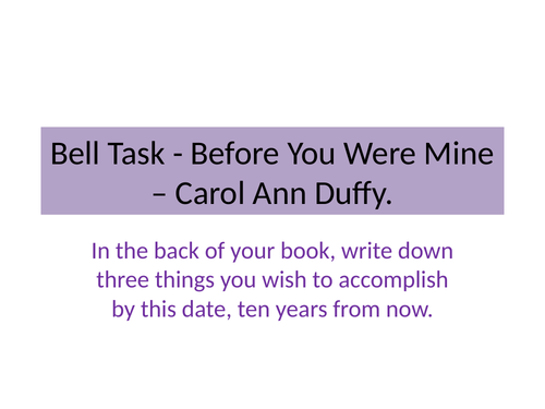 Before You Were Mine Full Lesson