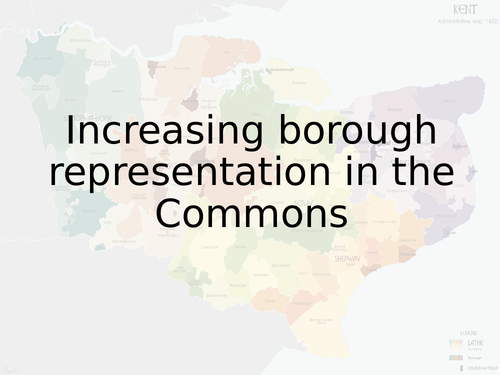 Increasing borough representation in the Commons (Tudor) (Edexcel History A level paper 3 option 31)