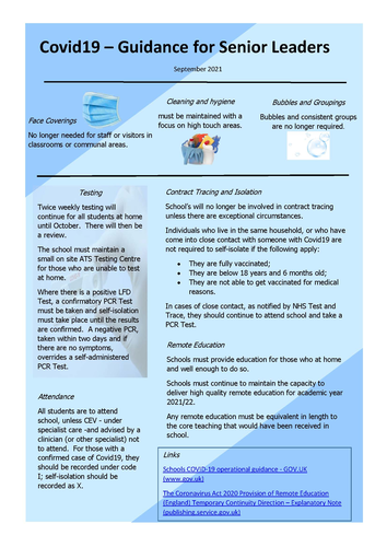 Covid19 Sept 2021 Guidance for SLT