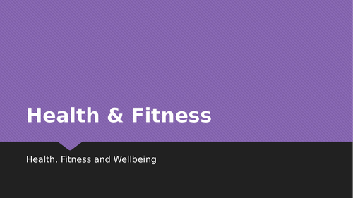 AQA GCSE PE Health and Fitness Lesson Content + Exam Questions HEALTH FITNESS + WELLBEING
