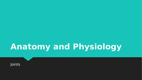 AQA GCSE PE Anatomy + Physiology Lesson Content + Exam Q's JOINTS