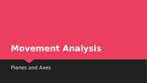 AQA GCSE PE Movement Analysis Lesson Content + Exam Q's PLANES + AXES
