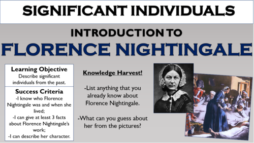 Introduction to Florence Nightingale - KS1 History Lesson!