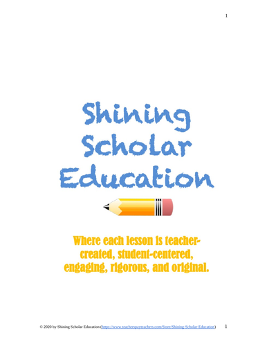 Works Cited Page for Projects and Research