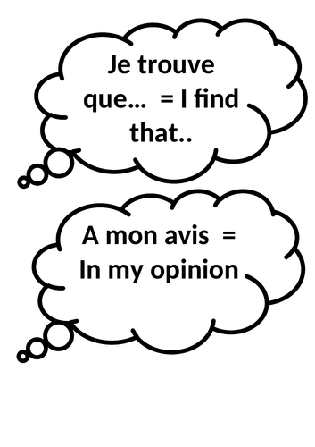 Display: French Opinion Phrases