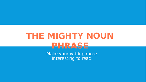 The Power of the Noun Phrase