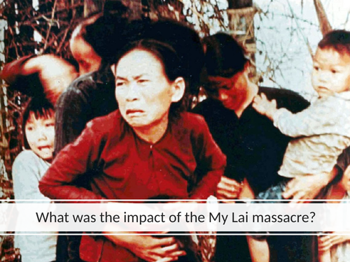 What was the impact of the My Lai massacre? (AQA Conflict and Tension in Asia)