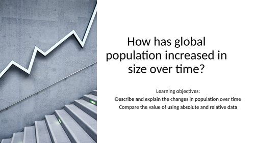 A-Level Population Intro TEACHER and STUDENT Versions