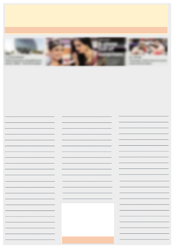 Newspaper writing template