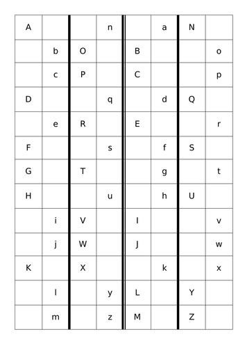Capital Letters - Upper and Lower Case Characters | Teaching Resources