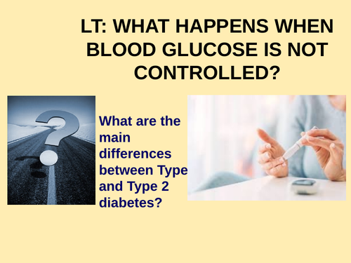 AQA GCSE Science - Diabetes