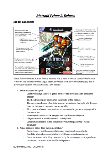 Summary Media L,A,R,I - Tomb Raider, TheSims Freeplay, Metroid Prime 2  CSPs (7572) - Paper 2