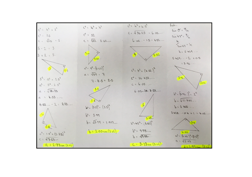 Pythagoras Pile-Up Puzzles