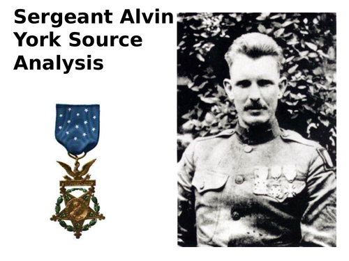 Sergeant Alvin York Source Analysis Activity