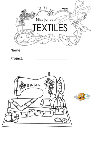 Sewing machine booklet