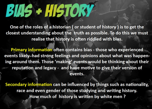 History Skills - What is Bias?
