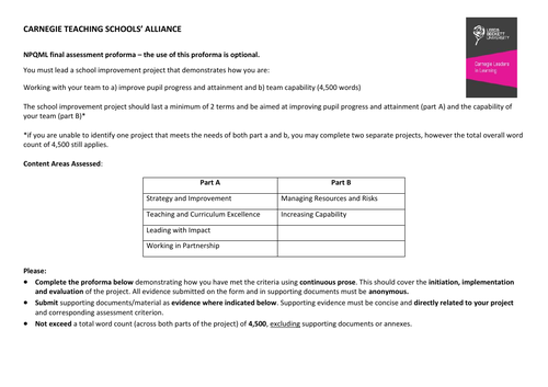 NPQML Final Assessment KS1 Reading 2021