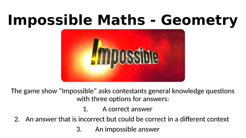 Impossible Maths - Geometry