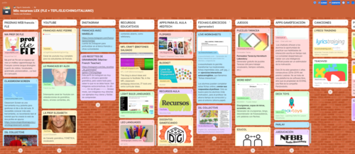 My MFL resources (FLE + TEFL/ELE/Chinese/Italian) Padlet